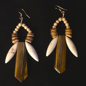 Beautiful handmade Tiger’s Eye Earrings